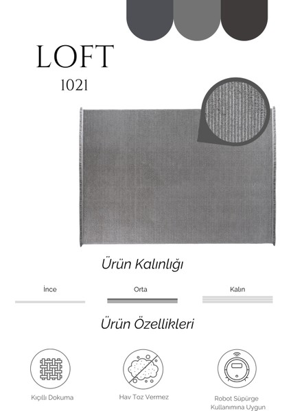 Makine Halısı Agnello Halı LOFT1021 modelleri