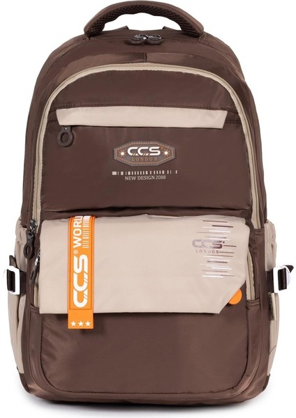 Çok Bölmeli Okul ve Günlük Kullanım Için 15.6 Inç Laptop Bölmeli Su Geçirmez Sırt Çantası