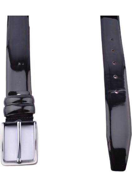 -21 Deri Rugan Kemer 3,5 CM/SİYAH/105 - 42