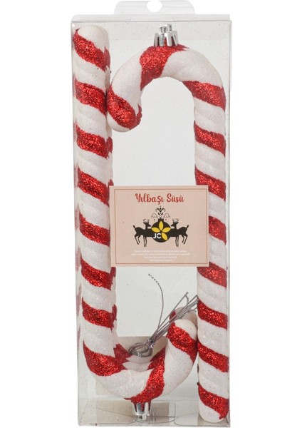 Candy Cane Ağaç Süsü Seti 23 cm (6 Parça)