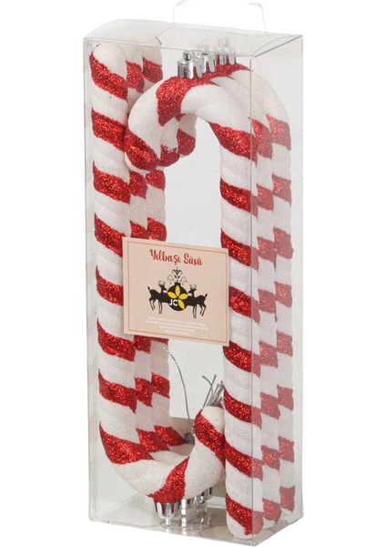 Candy Cane Ağaç Süsü Seti 23 cm (6 Parça) fiyatları