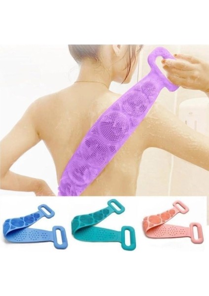 Silikon Duş Ve Masaj Lifi (Çift Yönlü)