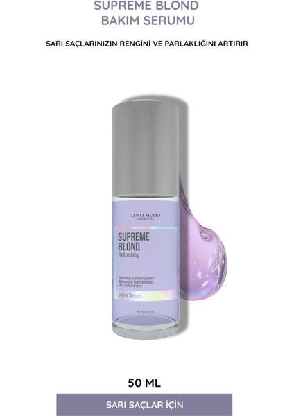 Supreme Blond Sarı Saçlar Için Bakım Serumu
