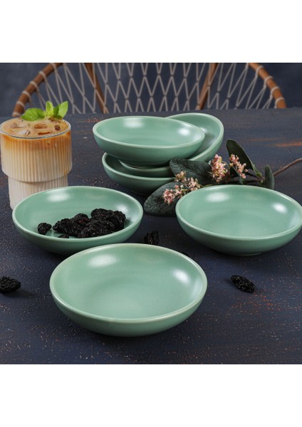 Mat Açık Yeşil Halka Çerezlik/sosluk 13 cm 6 Adet fiyatları