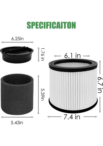 90304 Filtresi Için Yedek, Filtre 90304/90350/90333/9030400'Ü Değiştirir, Hepa (Yurt Dışından) fiyatları