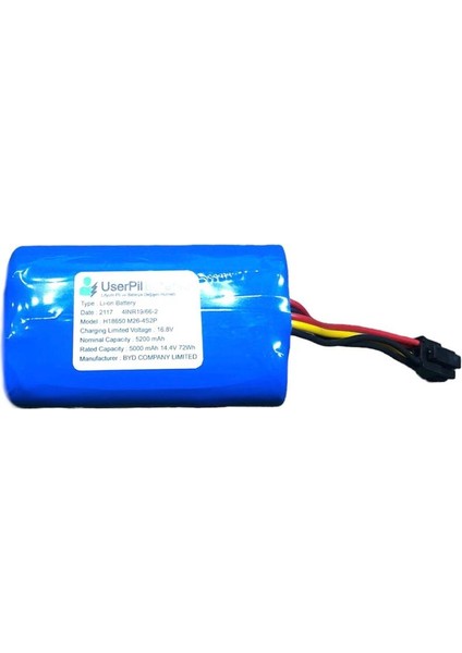 360 S10 Robot Supurge-Orjinal Batarya - 5200 Mah