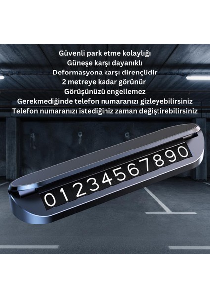 Araç Içi Geçici Park Için Telefon Numaratörü, Forforlu Açılıp Kapanabilen Numaratör