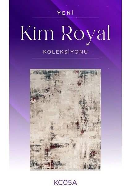 Kim Royal KC05A Lacivert Bordo Akrilik Yumuşak Dokulu Modern Eskitme Halı fiyatları