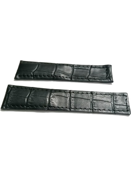 Tag-Heuer Uyumlu 20-18 Siyah Dikişli Siyah Hakiki Dana Derisi 02 fırsatları