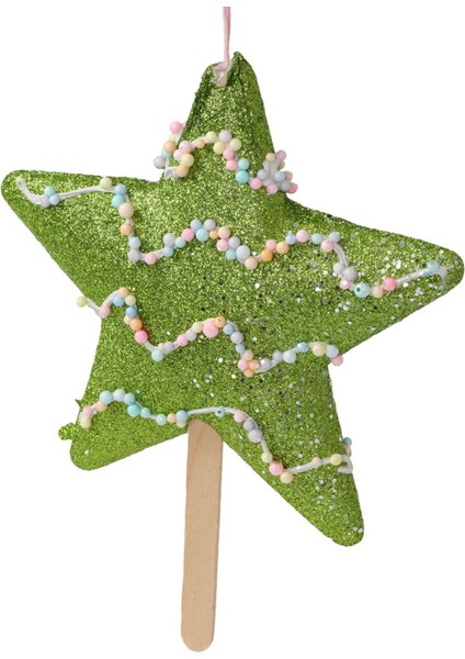 Happy Sugar Yeşil Yıldız Süs 17 cm