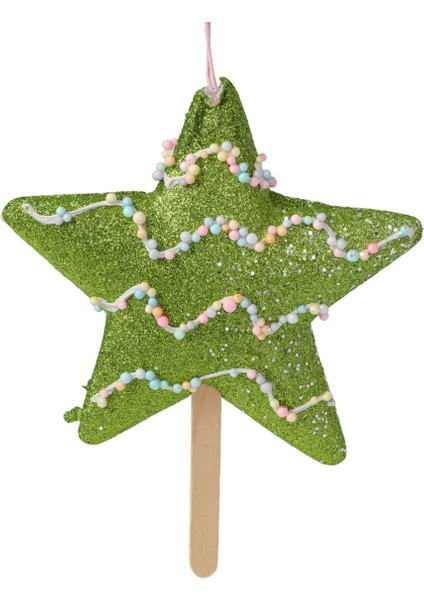 Happy Sugar Yeşil Yıldız Süs 17 cm fiyatları