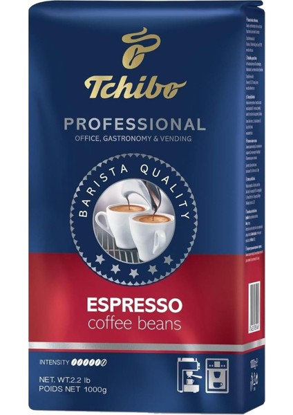 Professional Espresso Çekirdek Kahve 1 kg x 6 Adet