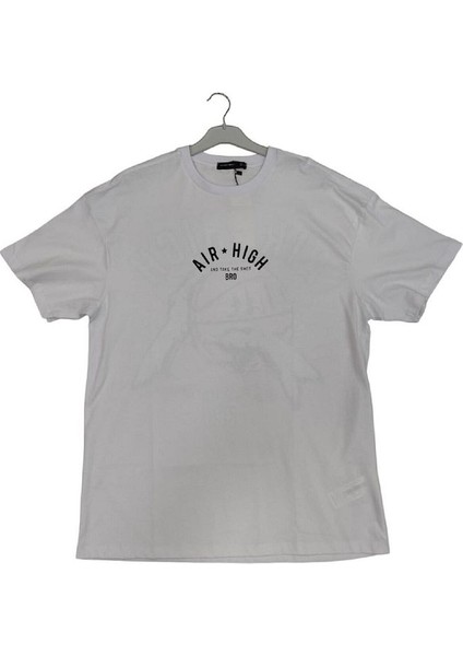 Erkek Air High Baskılı Oversize T-Shirt modelleri
