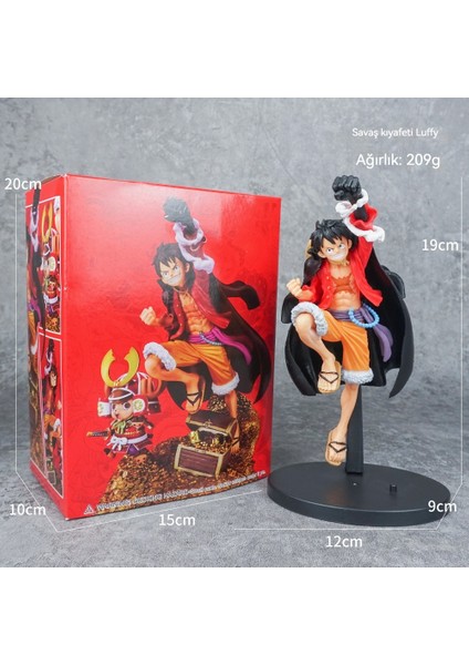 One Piece Black Fist Luffy Yüksekliği 190MM (Yurt Dışından)