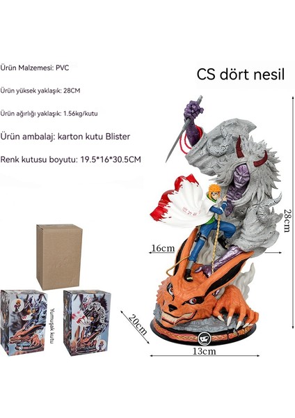 Naruto Shippuden Dördüncü Yüksekliği 270MM (Yurt Dışından)