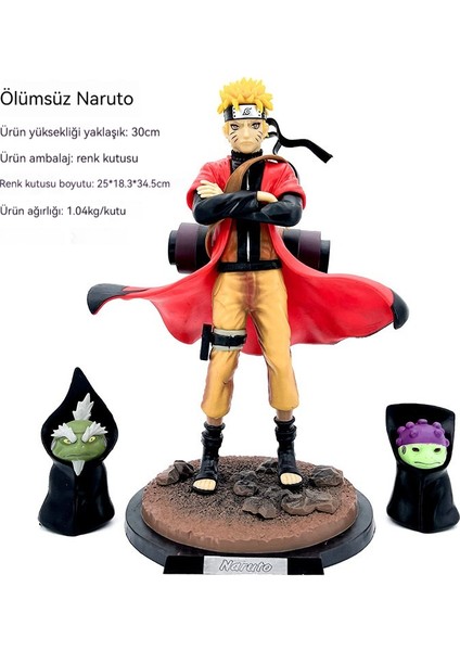 Naruto Gk Uzumaki Naruto Iki Kurbağa Yüksekliği 300MM (Yurt Dışından)