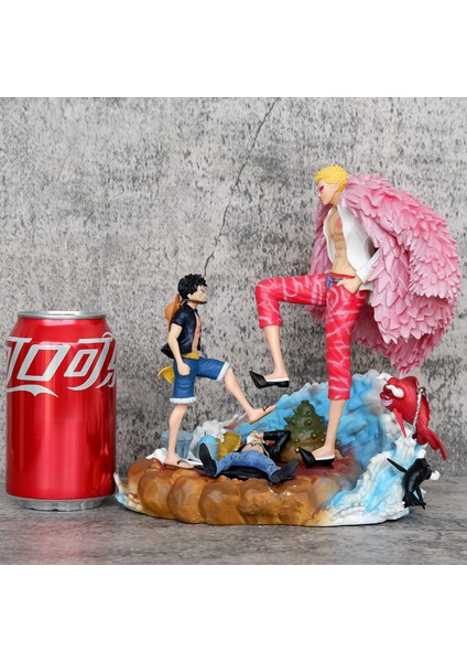 One Piece Gk Luffy Vs Doflamenco Figürü Yüksekliği 210MM (Yurt Dışından)