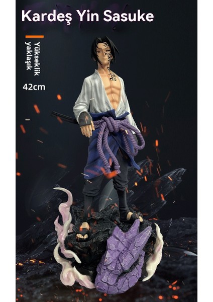 Uchiha Sasuke Ahşap Taban Yüksekliği 420MM (Yurt Dışından)