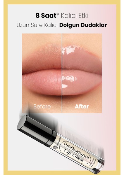 Vanilyalı Dudak Dolgunlaştırıcı ve Parlatıcı Lip Gloss modelleri