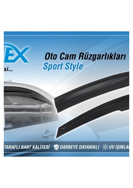 Ford Escort Cam Rüzgarlığı 4\'lü Set 1993-2000