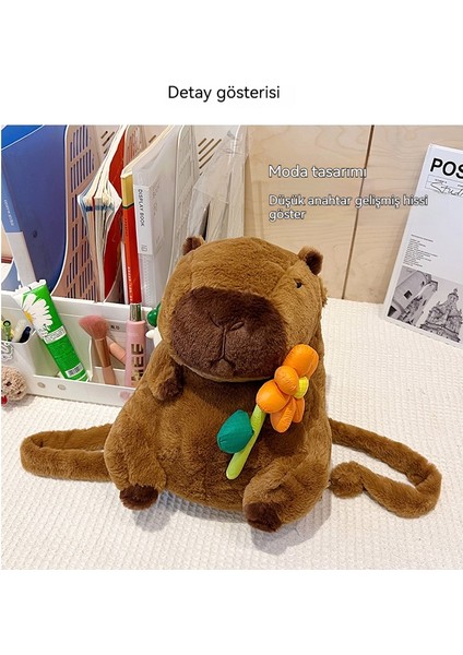 Sevimli Kapibala Peluş Bebek Çanta (Yurt Dışından) indirimleri