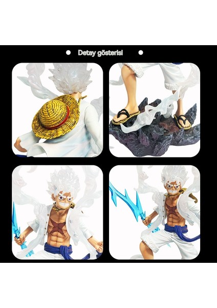 One Piece 5 Vites Nika Luffy 270MM Yüksekliğinde Uçuyor (Yurt Dışından)