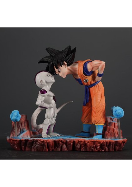 Dragon Ball Gk Goku Frieza Bakış Figürü Yüksekliği 140MM (Yurt Dışından)