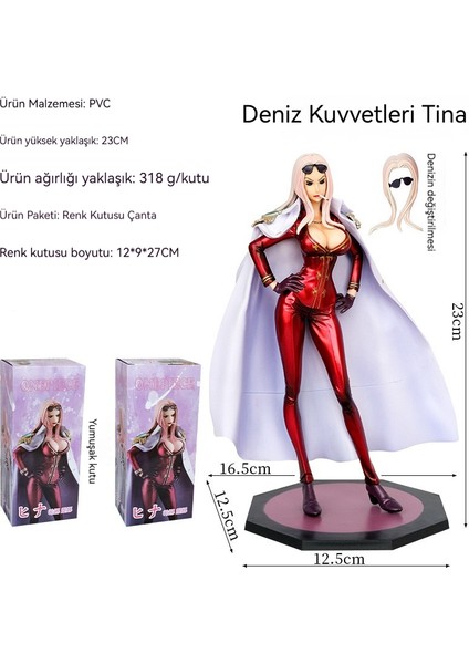 One Piece Donanma Tina Kakülleri Değiştirilebilir Yükseklik 230MM (Yurt Dışından)