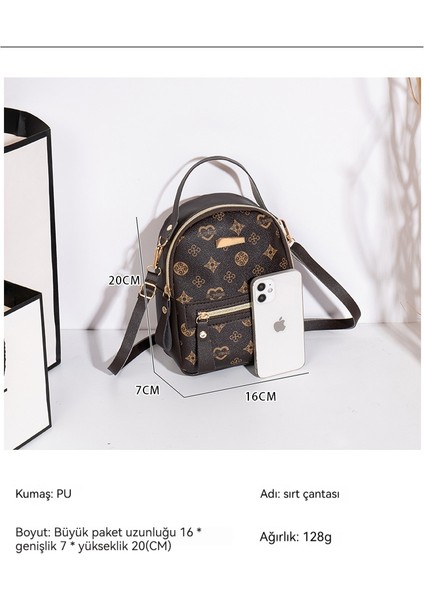 Eski Renkli Moda Sırt Çantası (Yurt Dışından)