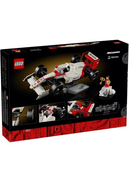 10330 LEGO Icons - Mclaren Mp4/4 ve Ayrton Senna 693 Parça +18 Yaş indirimleri