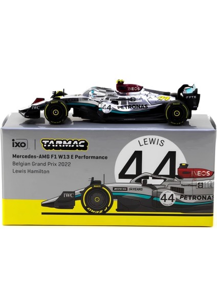 Tarmac Works 1/64 Mercedes-Amg F1 W13 E Performance Belgian Grand Prix 2022 modelleri