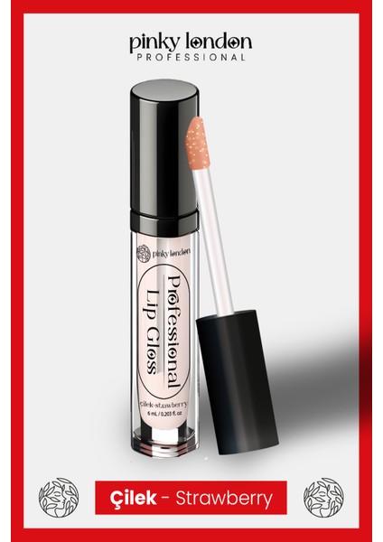 Çilekli Dudak Dolgunlaştırıcı ve Parlatıcı Lip Gloss