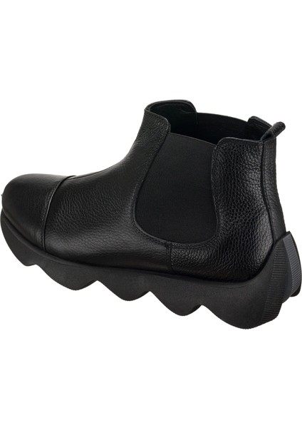 ST1284 Siyah Dana Derisi Rahat Geniş Kalıp Özel Seri Yeni Sezon Erkek Bot indirimleri