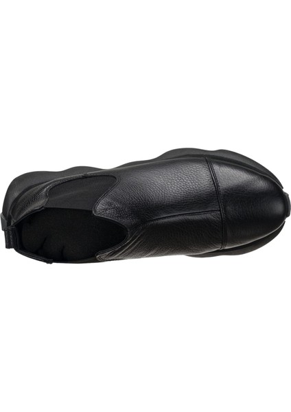 ST1284 Siyah Dana Derisi Rahat Geniş Kalıp Özel Seri Yeni Sezon Erkek Bot