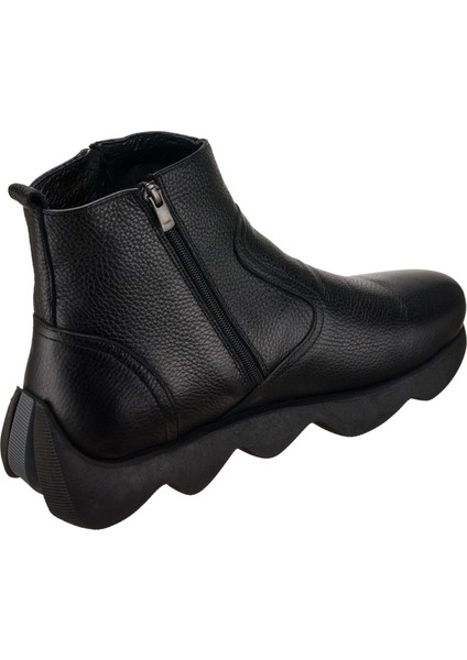 ST101 Siyah Dana Derisi Erkek Bot Rahat Geniş Kalıp Özel Seri Yeni Sezon