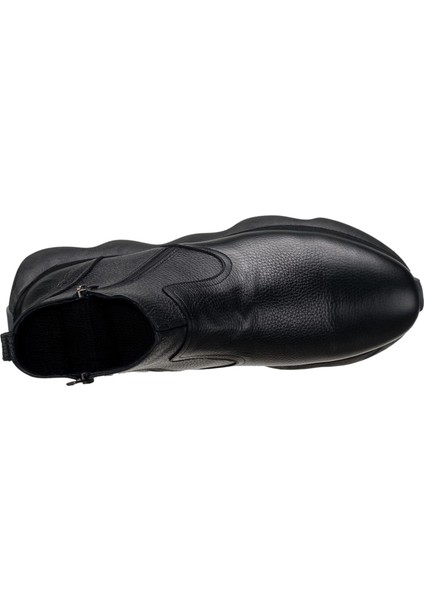 ST101 Siyah Dana Derisi Erkek Bot Rahat Geniş Kalıp Özel Seri Yeni Sezon