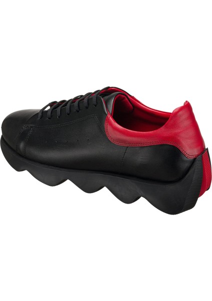 Stqueen Siyah Dana Derisi Erkek Spor Ayakkabı . Rahat Geniş Kalıp El İşçiliği İç Dış Dana Derisi modelleri