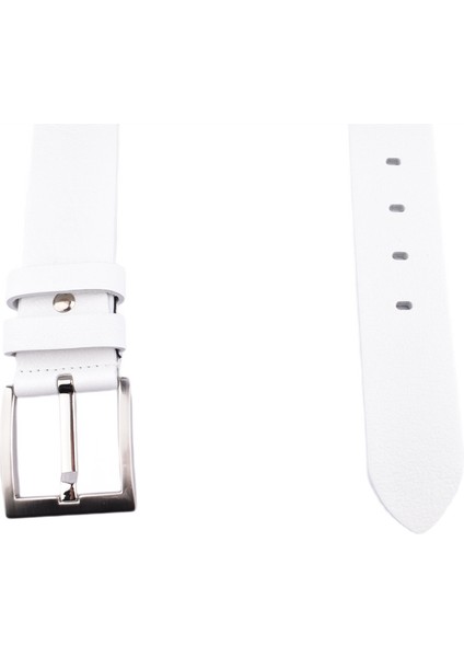 Fsm-27 Deri 4,5 cm KEMER/BEYAZ/130 - 52