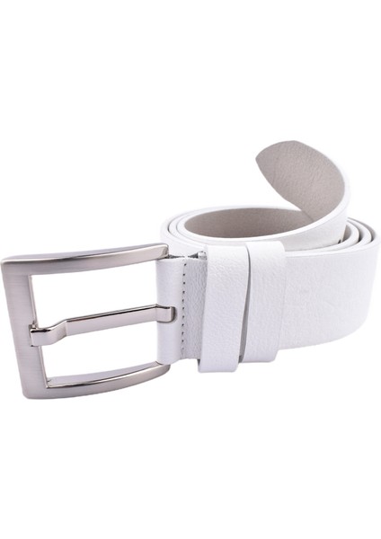 Fsm-27 Deri 4,5 cm KEMER/BEYAZ/130 - 52