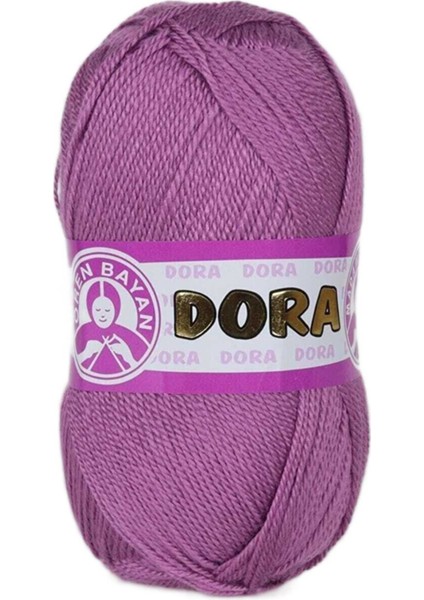 1 Adet Dora El Örgü ipi Yünü 100 gr 050 Eflatun