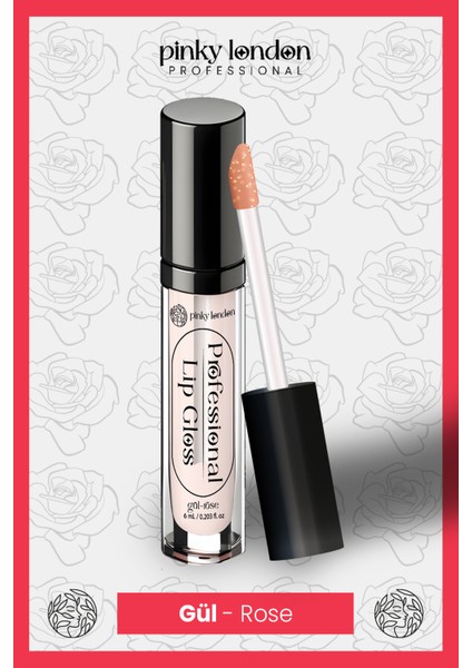 Güllü Dudak Dolgunlaştırıcı ve Parlatıcı Lip Gloss