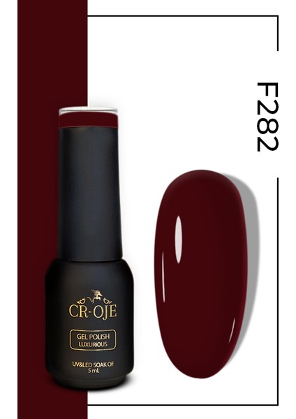 Kalıcı Oje F282 Bordo 5 ml