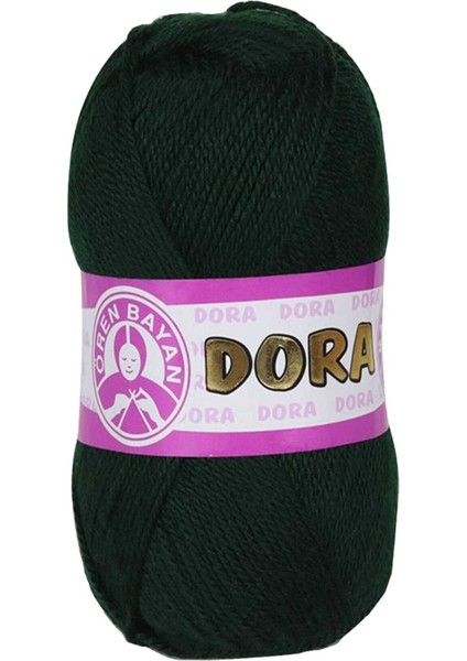 1 Adet Dora El Örgü ipi Yünü 100 gr 088 Koyu Yeşil