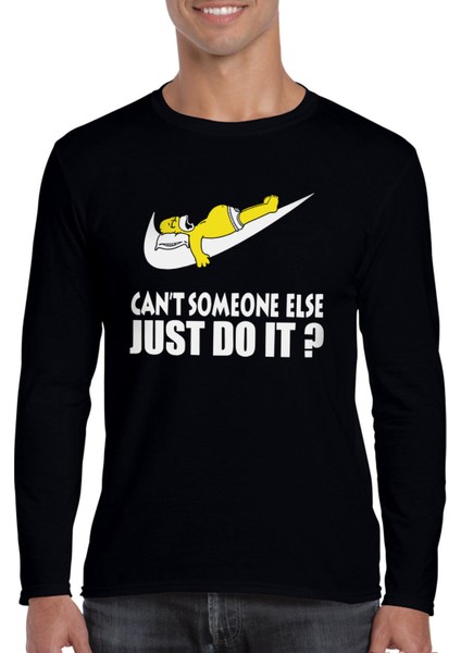 Tembel Baba Uzun Kollu Penye Tshirt