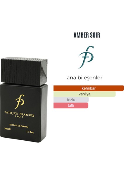 Amber Soir 50 ml Unisex Parfüm