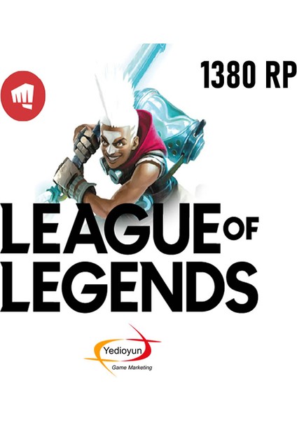 League Of Legends 1380 RP Dijital Ürün Kodu PC Platformu İçin