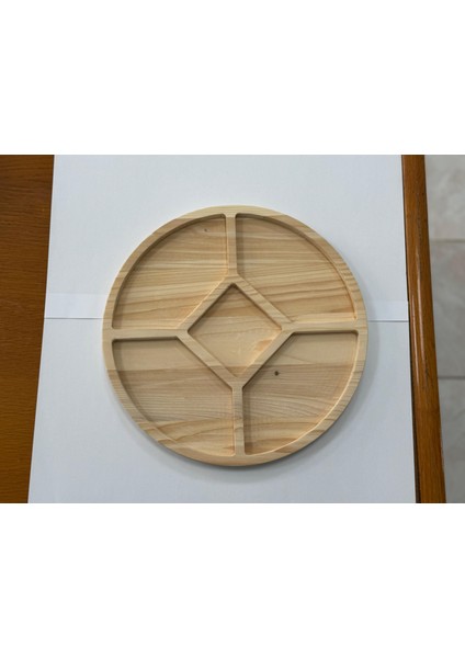 Ahşap Ladin Ferah Sunum/çerez Tabağı