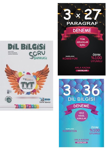 Tyt Dil Bilgisi Soru Bankası / Anla Kazan / Dilbilgisi Deneme