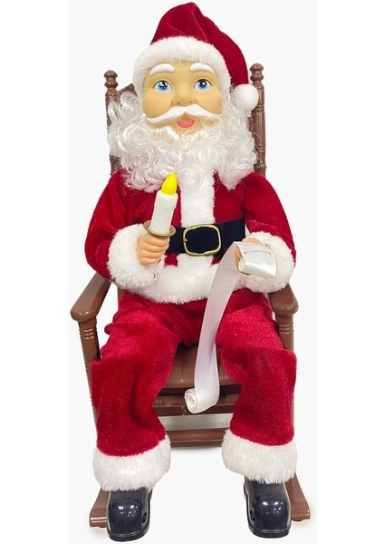 Sallanan Noel Baba Dekor 34 cm fiyatları