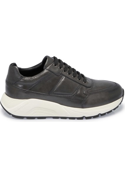 Gri Hakiki Deri Erkek Sneaker - E24S1AY56974-D2S modelleri